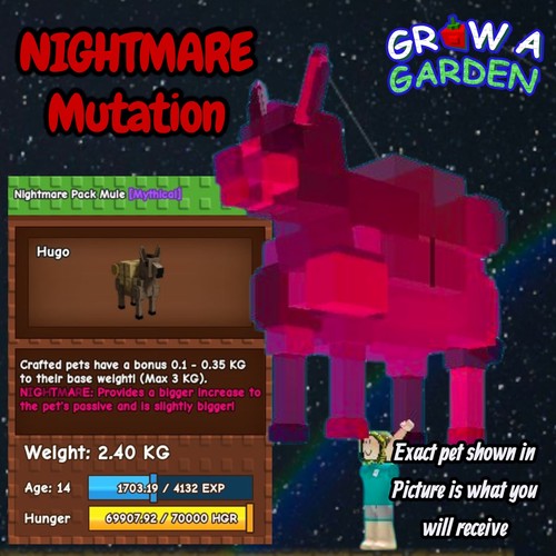 Nightmare pack mule età peso - nightmare, mule.