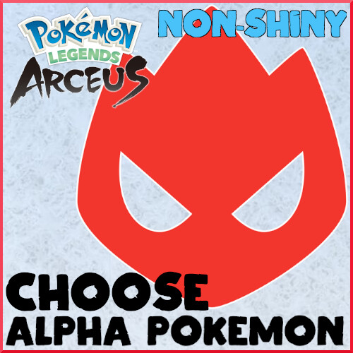 Scegli qualsiasi pokemon - scegli, alpha