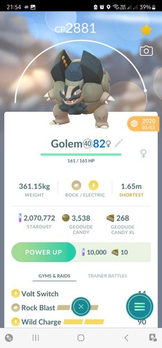 Alolan golem massimo al - golem,